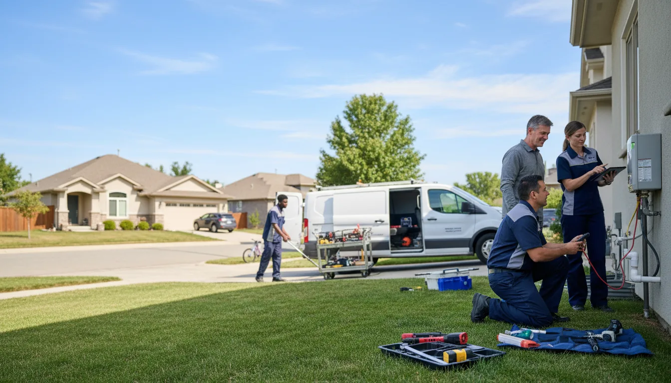 Tankless water heater service in Batesland, SD